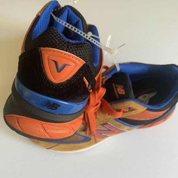 New Balance 990V5 Brown Orange Blue Men’s/Youth 4 - Picture 3 of 8